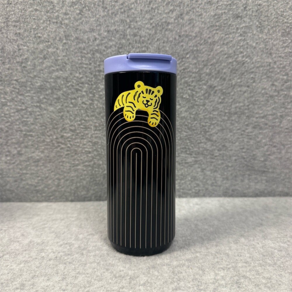 Starbucks 2022 Lunar New Year Year of the Tiger Tumbler 12oz Black Gold